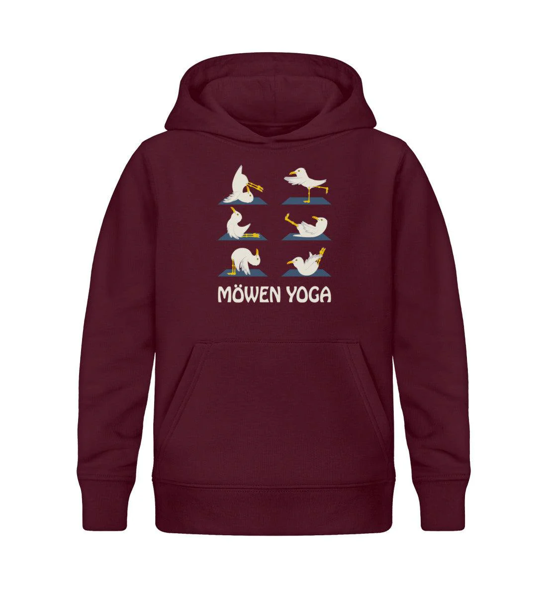 Möwen Yoga · Kinder Premium Bio Hoodie - Image 4