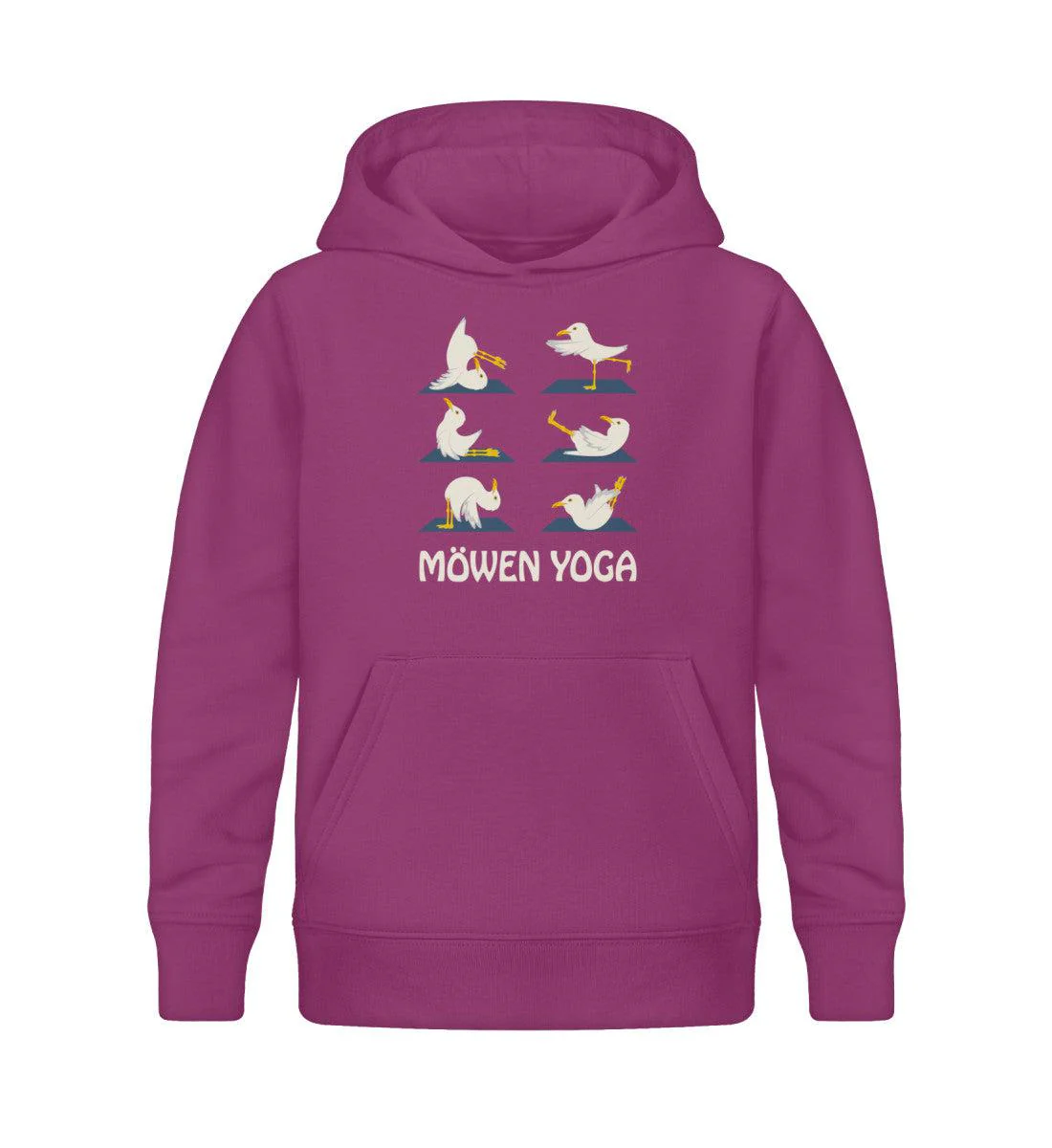 Möwen Yoga · Kinder Premium Bio Hoodie - Image 5