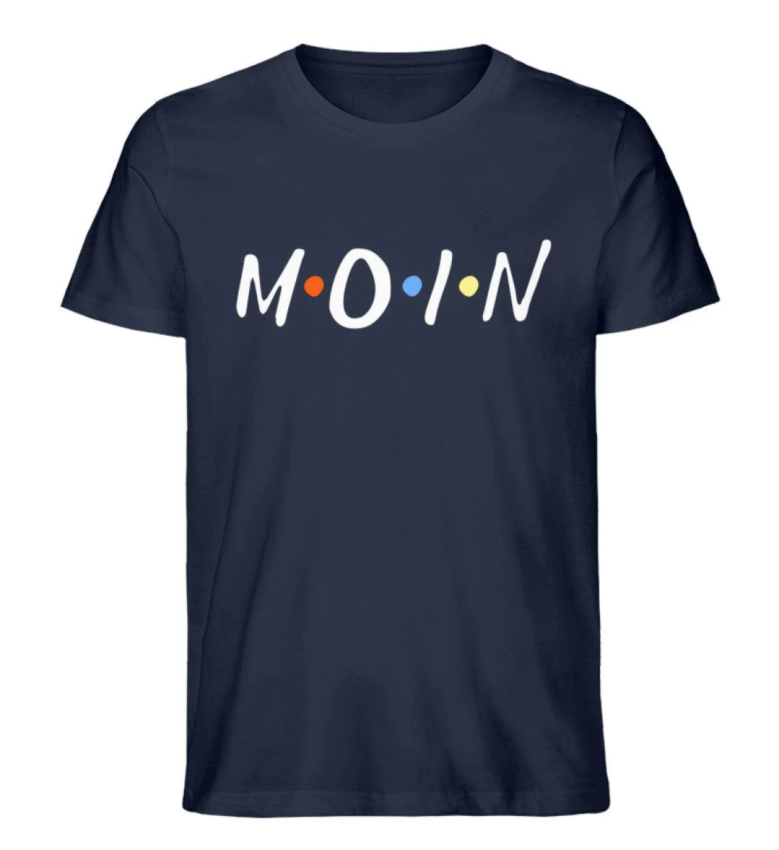 Moin Bunte Punkte  · Herren Premium Bio T-Shirt - Image 2