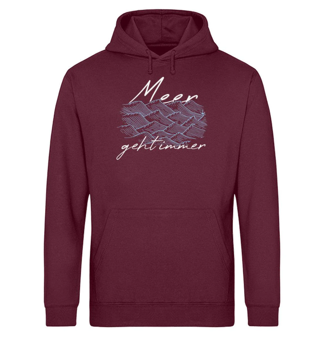 Meer geht immer · Unisex Bio Hoodie - Image 3