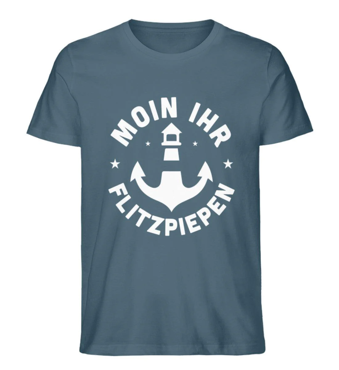 Moin ihr Flitzpiepen · Herren Premium Bio T-Shirt - Image 2