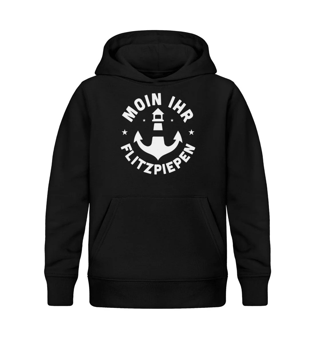 Moin ihr Flitzpiepen · Kinder Premium Bio Hoodie