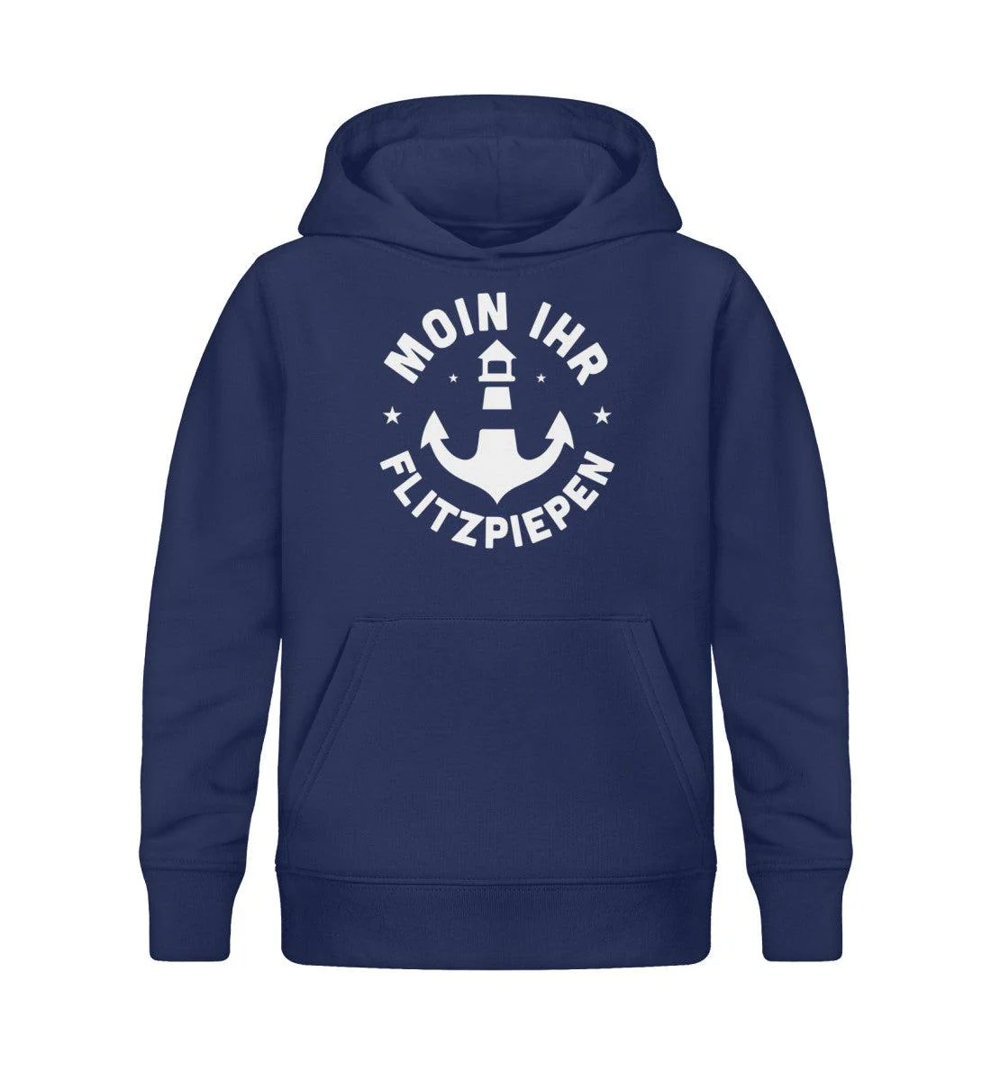 Moin ihr Flitzpiepen · Kinder Premium Bio Hoodie - Image 2