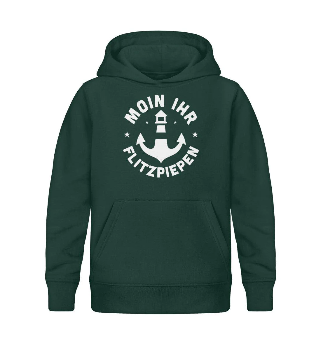 Moin ihr Flitzpiepen · Kinder Premium Bio Hoodie - Image 3