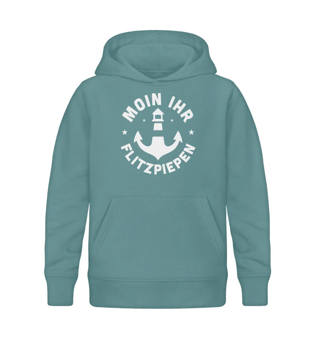Moin ihr Flitzpiepen · Kinder Premium Bio Hoodie - Image 6