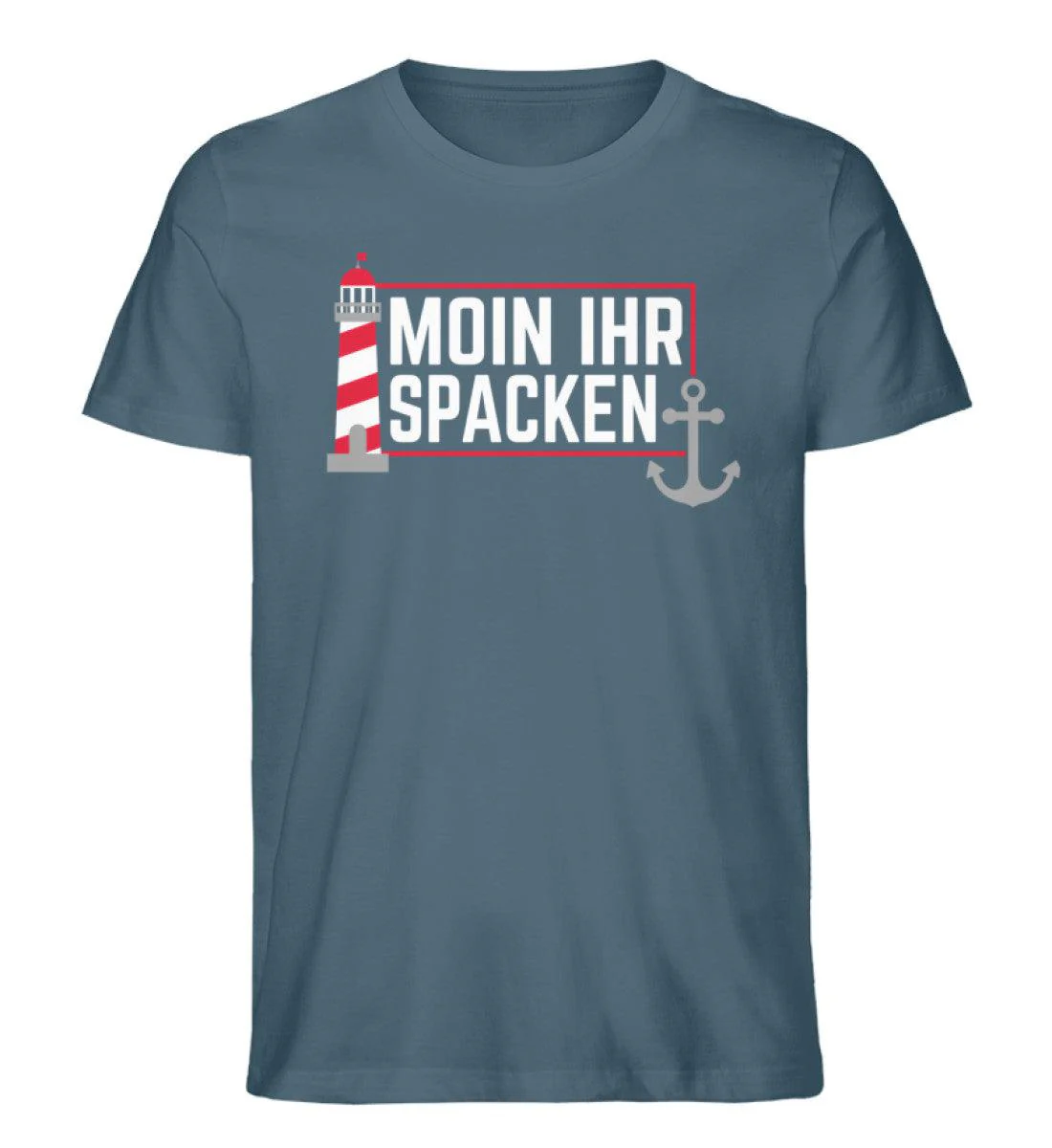 Moin ihr Spacken · Herren Premium Bio T-Shirt - Image 2