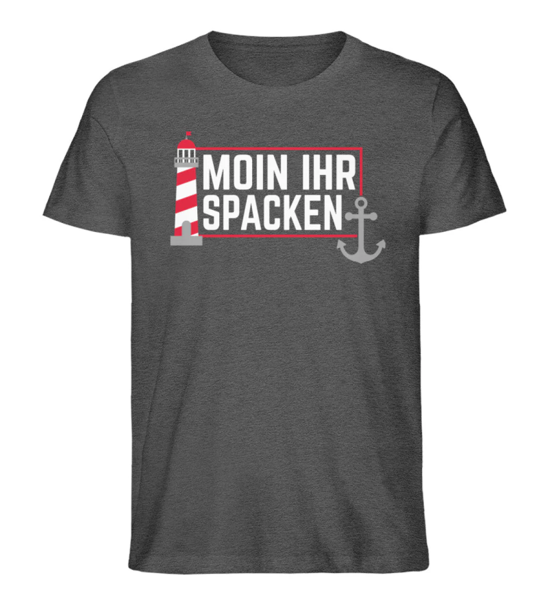 Moin ihr Spacken · Herren Premium Bio T-Shirt - Image 3