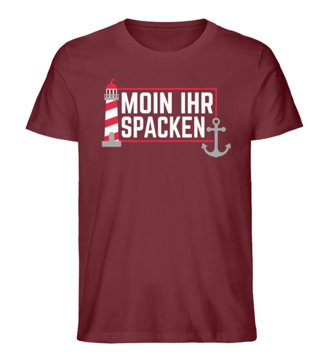 Moin ihr Spacken · Herren Premium Bio T-Shirt - Image 4