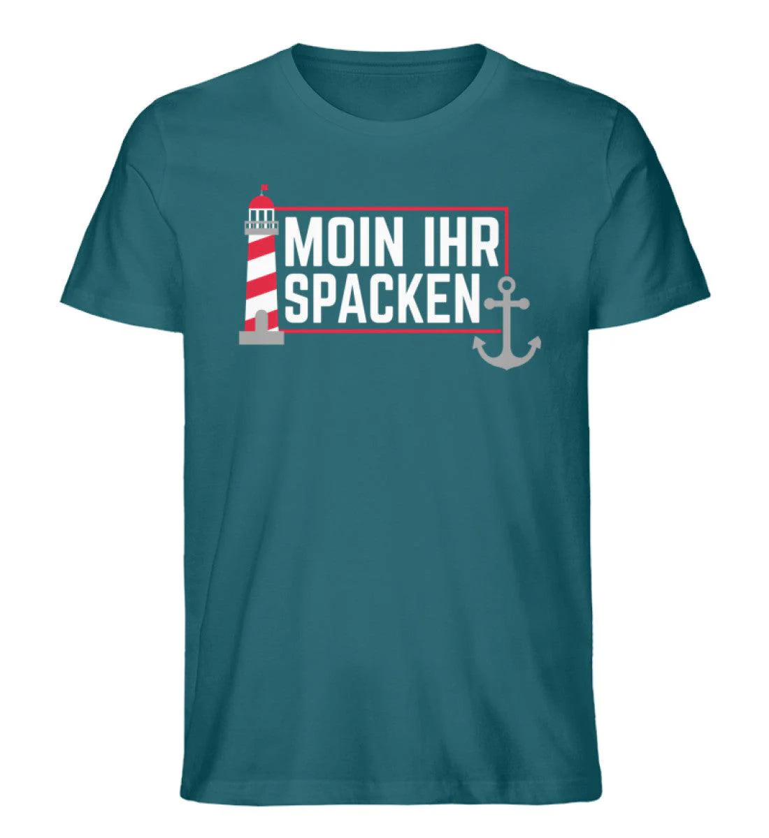 Moin ihr Spacken · Herren Premium Bio T-Shirt - Image 6