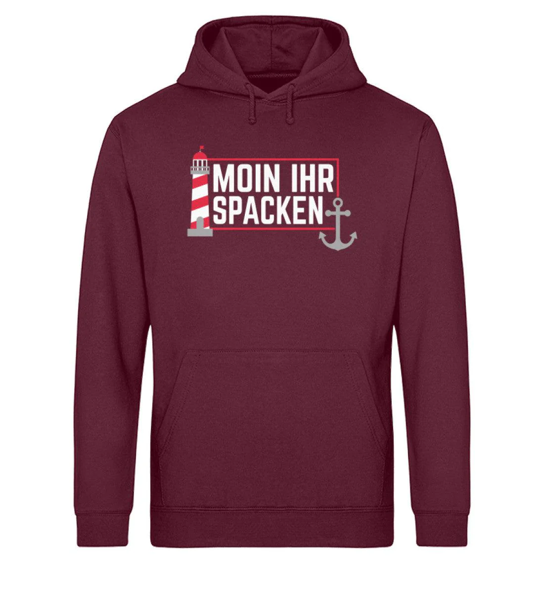 Moin ihr Spacken · Unisex Bio Hoodie - Image 2