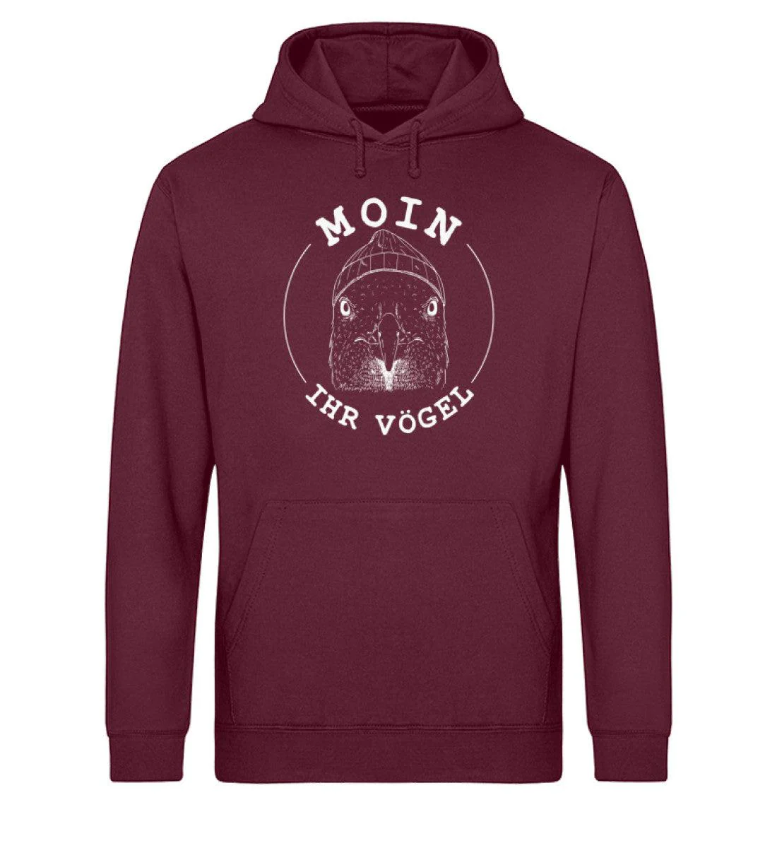 Moin ihr Vögel · Unisex Bio Hoodie - Image 3