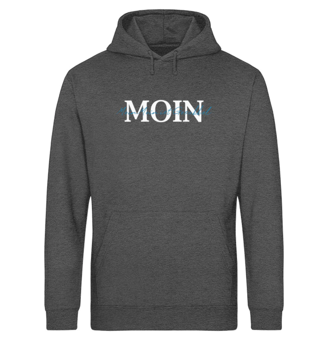 Moin Moin gesabbel · Unisex Bio Hoodie - Image 4