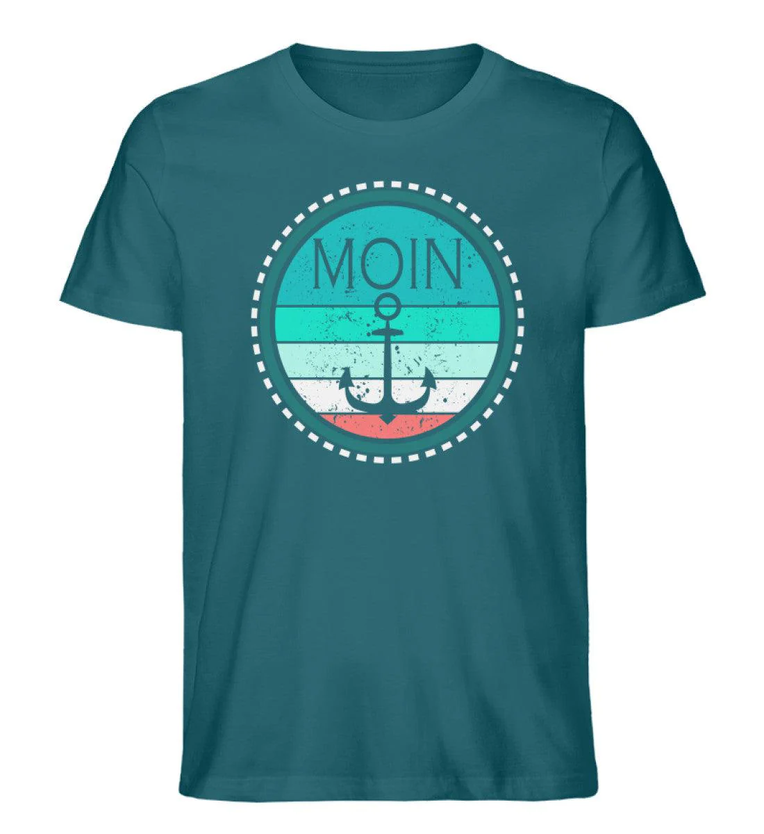 Moin retro Grün · Herren Premium Bio T-Shirt - Image 6