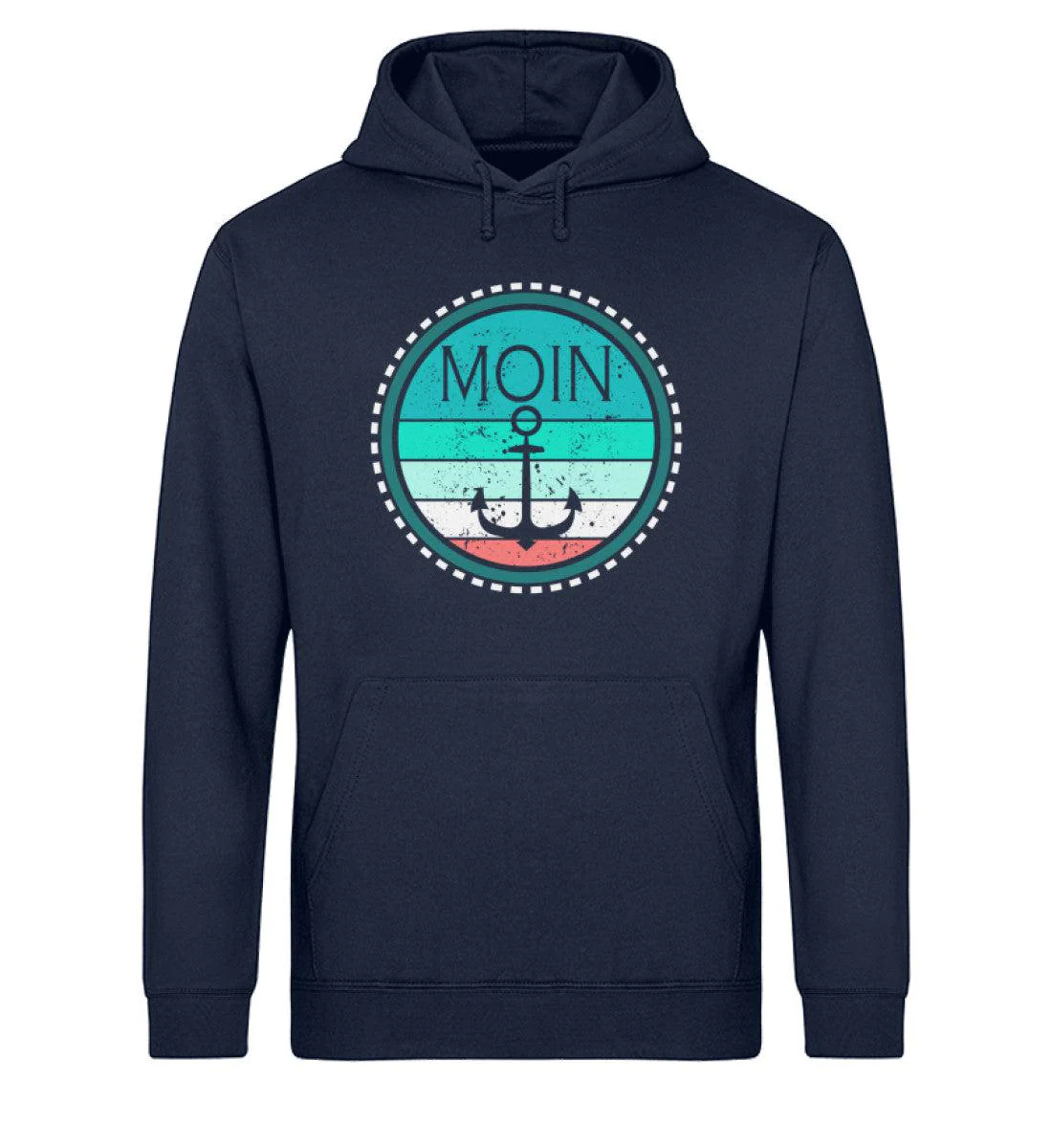 Moin Retro Grün · Unisex Bio Hoodie - Image 3