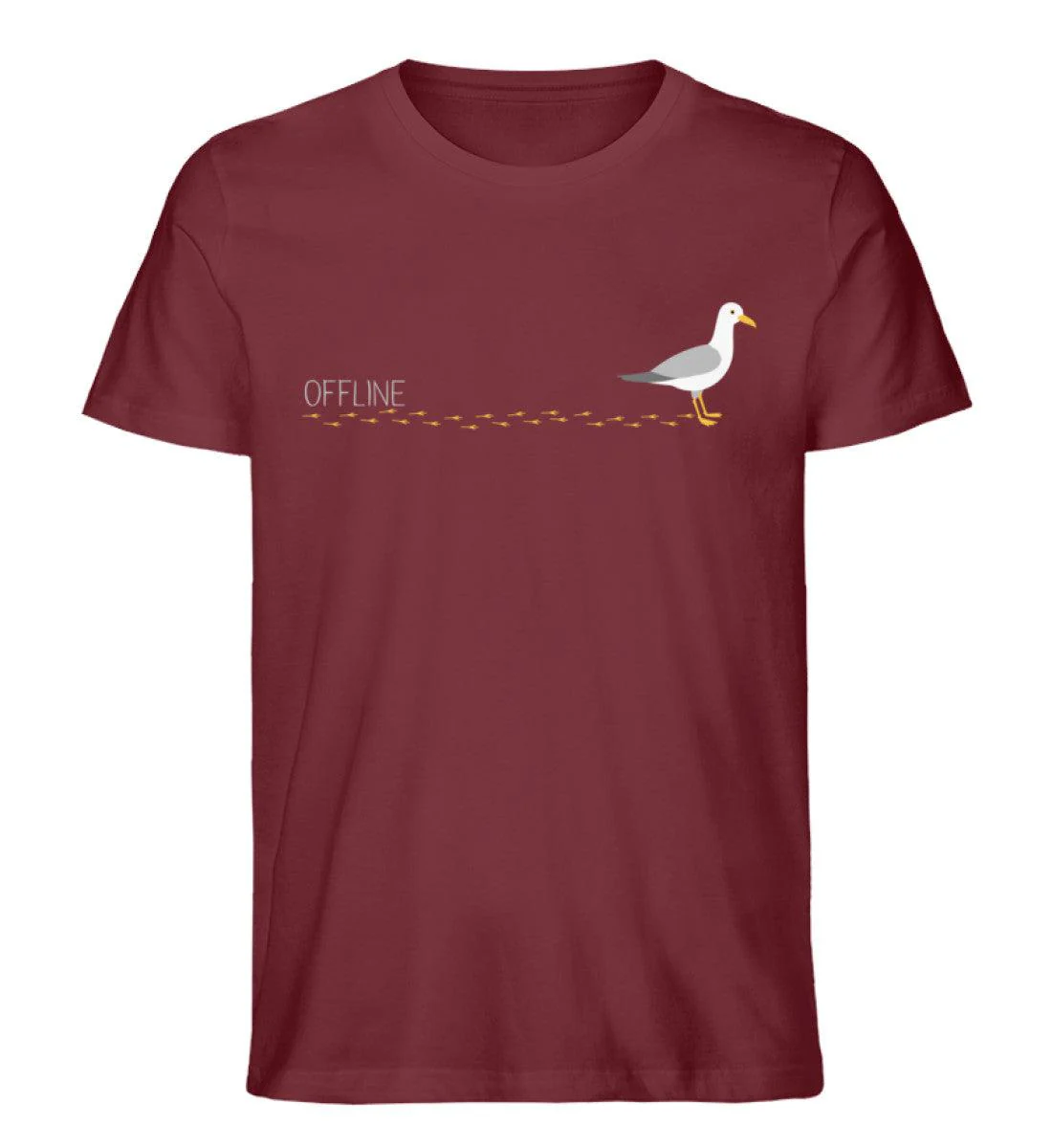 Möwe Footprints · Herren Premium Bio T-Shirt - Image 3