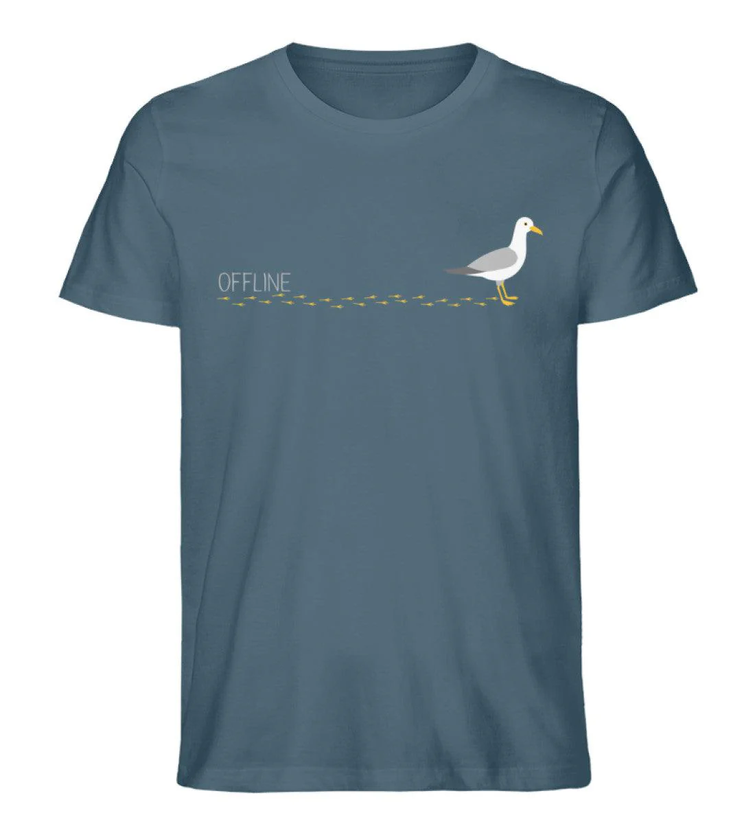 Möwe Footprints · Herren Premium Bio T-Shirt - Image 4