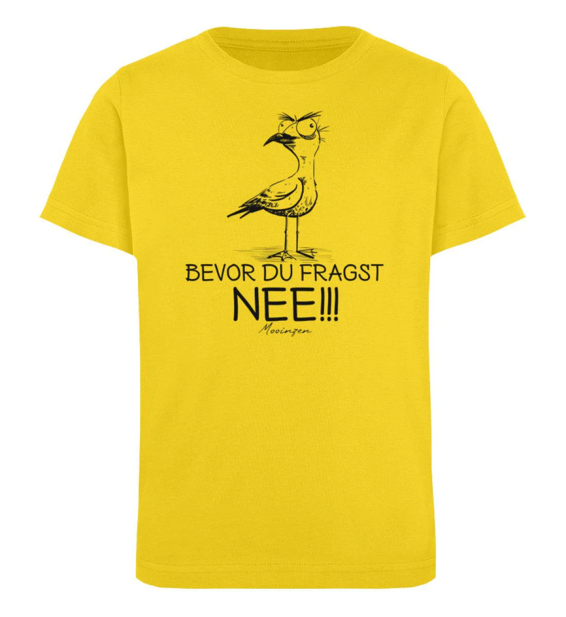 Möwe Nee Black · Kinder Premium Bio T-Shirt - Image 4