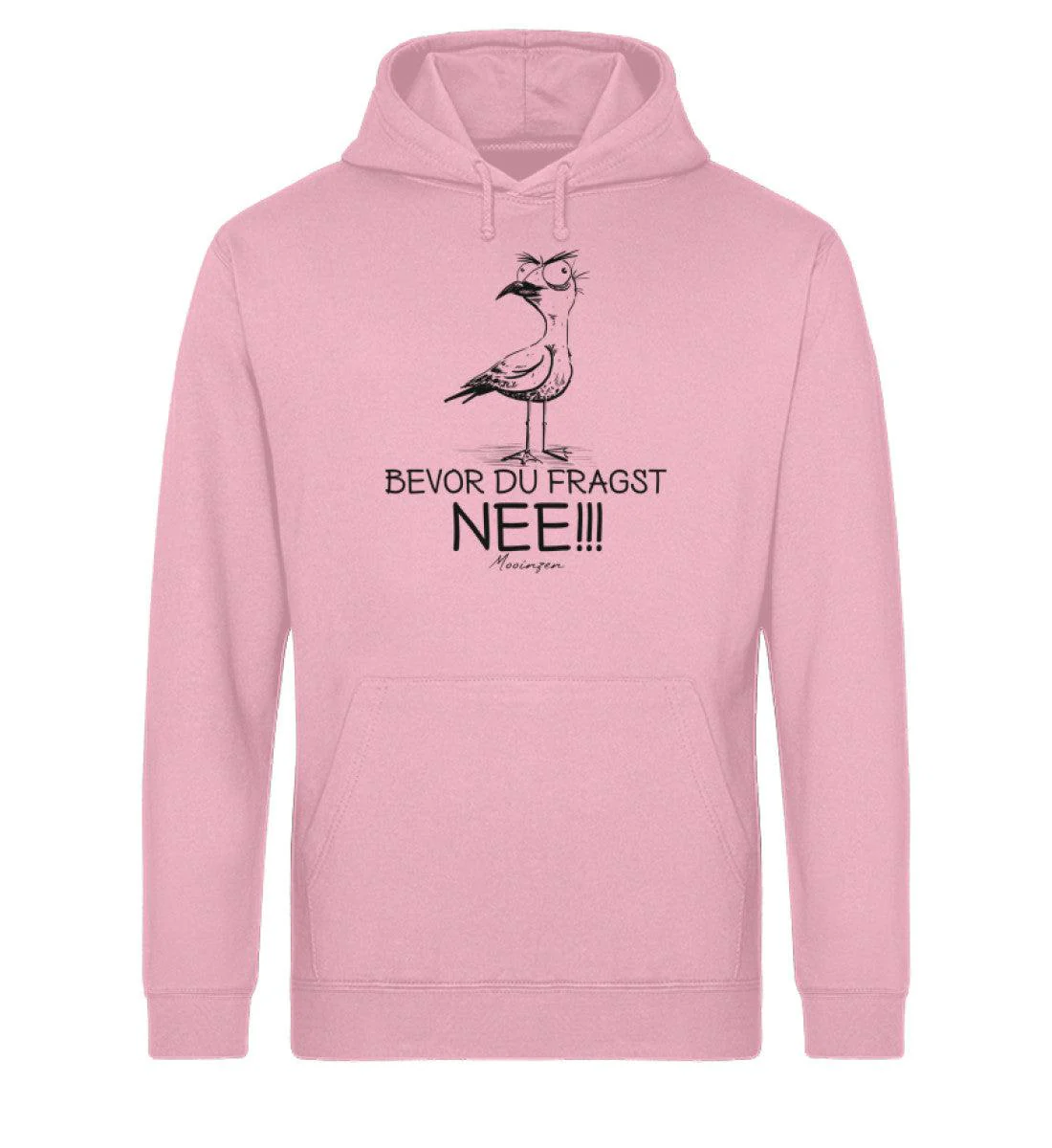 Möwe Nee Black · Unisex Bio Hoodie - Image 6
