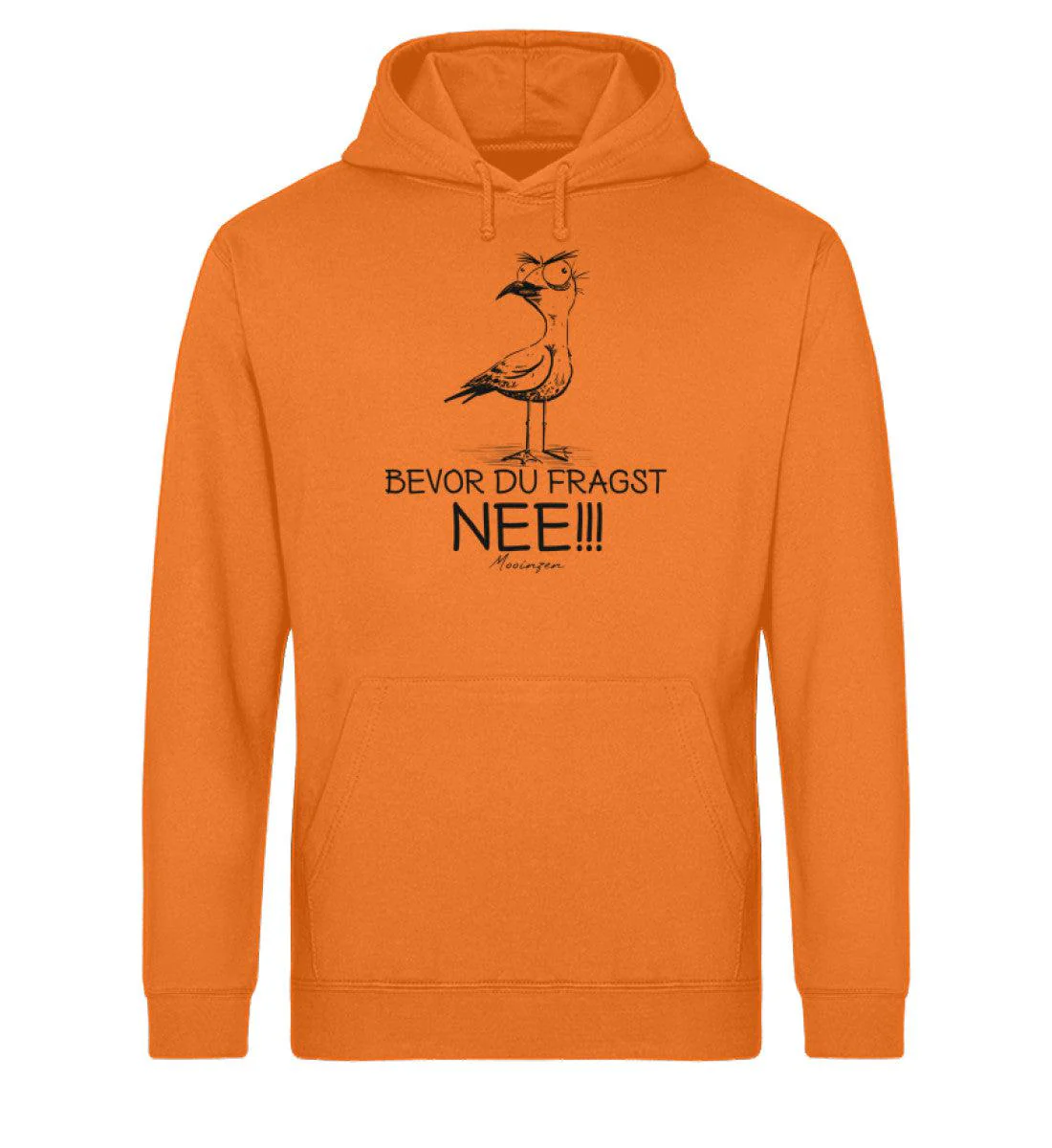 Möwe Nee Black · Unisex Bio Hoodie - Image 7