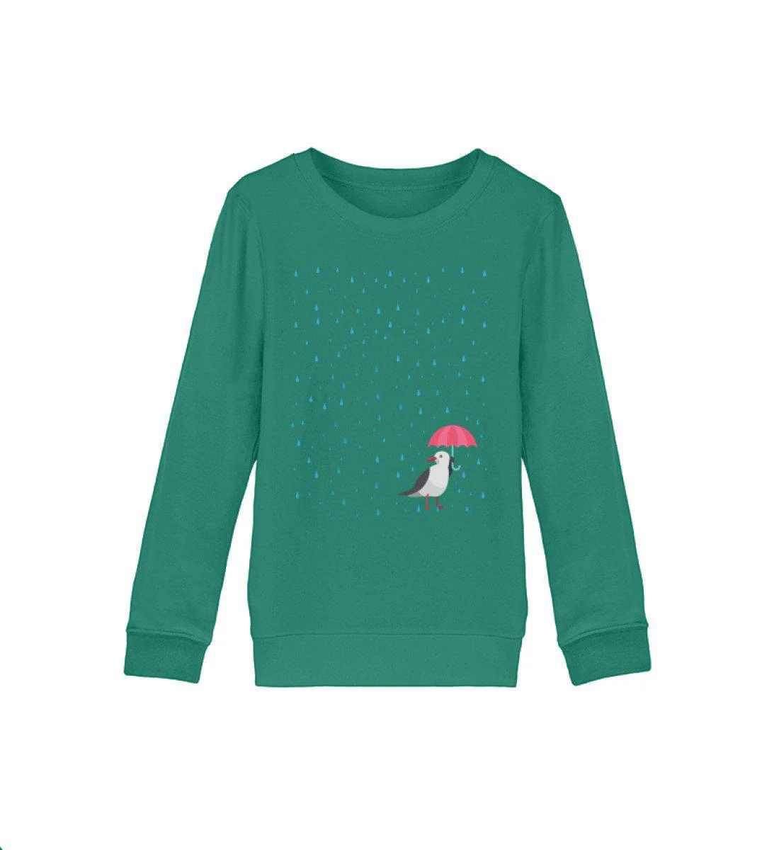 Möwe Regenschirm · Kinder Premium Bio Sweatshirt - Image 3