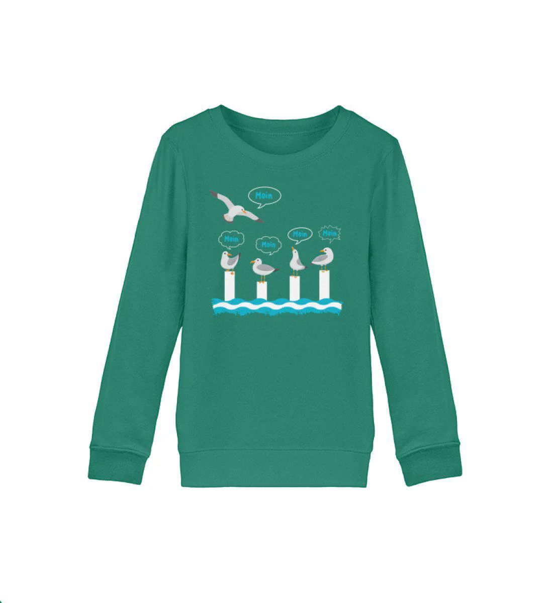 Möwen Moin · Kinder Premium Bio Sweatshirt - Image 3