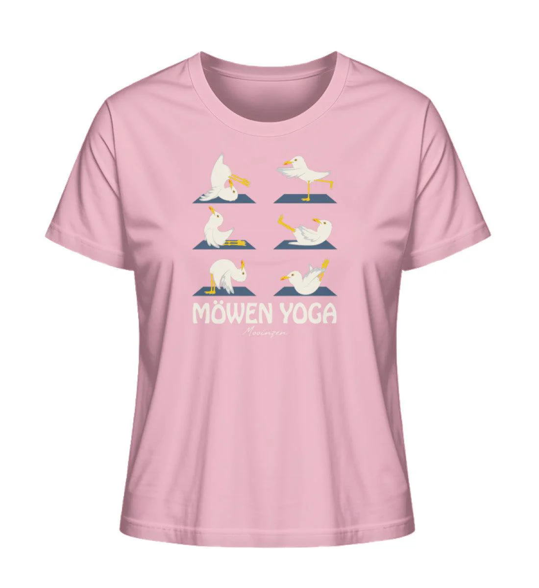 Möwen Yoga   · Damen Premium Bio T-Shirt 2.0 - Image 5