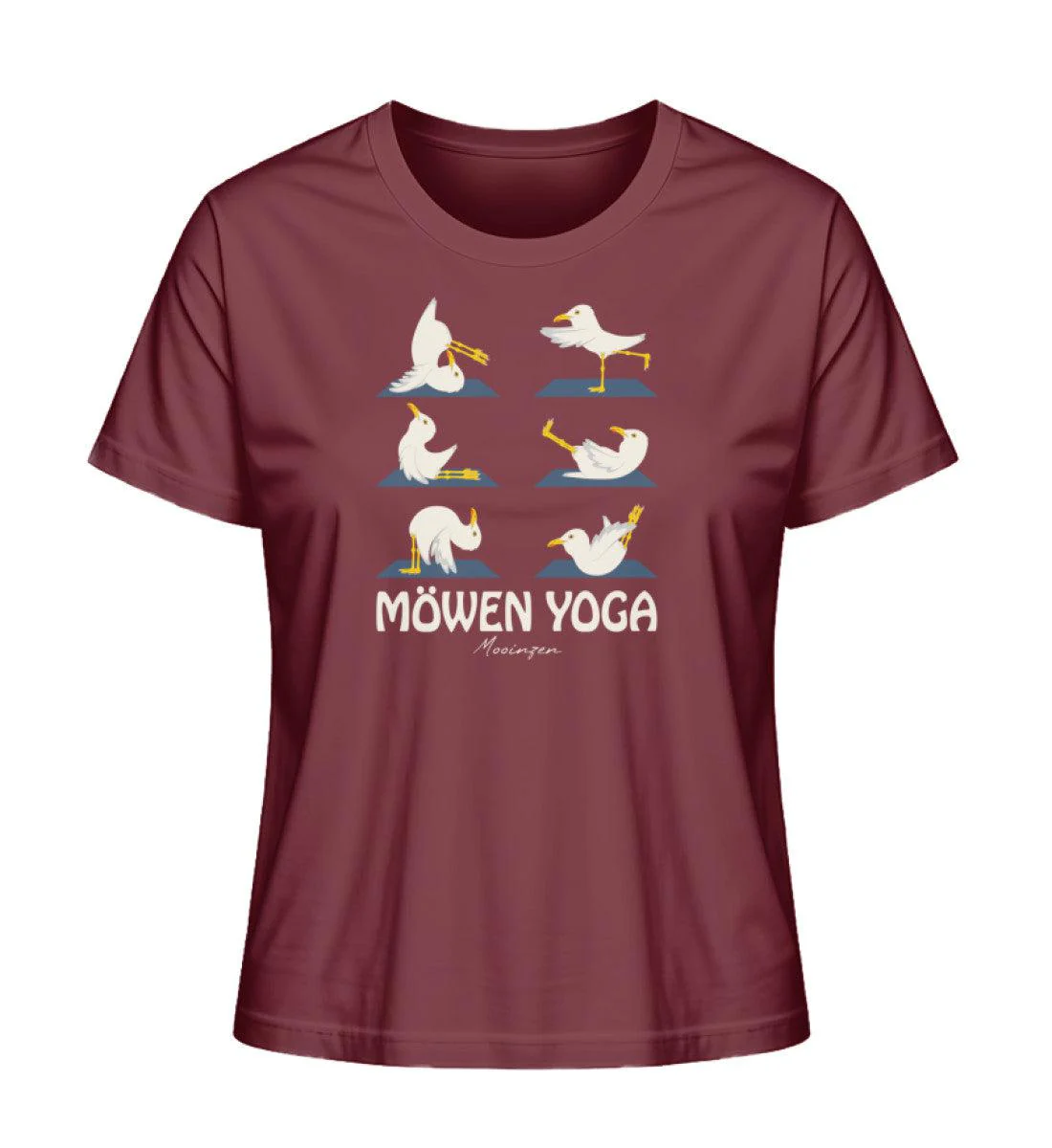 Möwen Yoga   · Damen Premium Bio T-Shirt 2.0 - Image 7