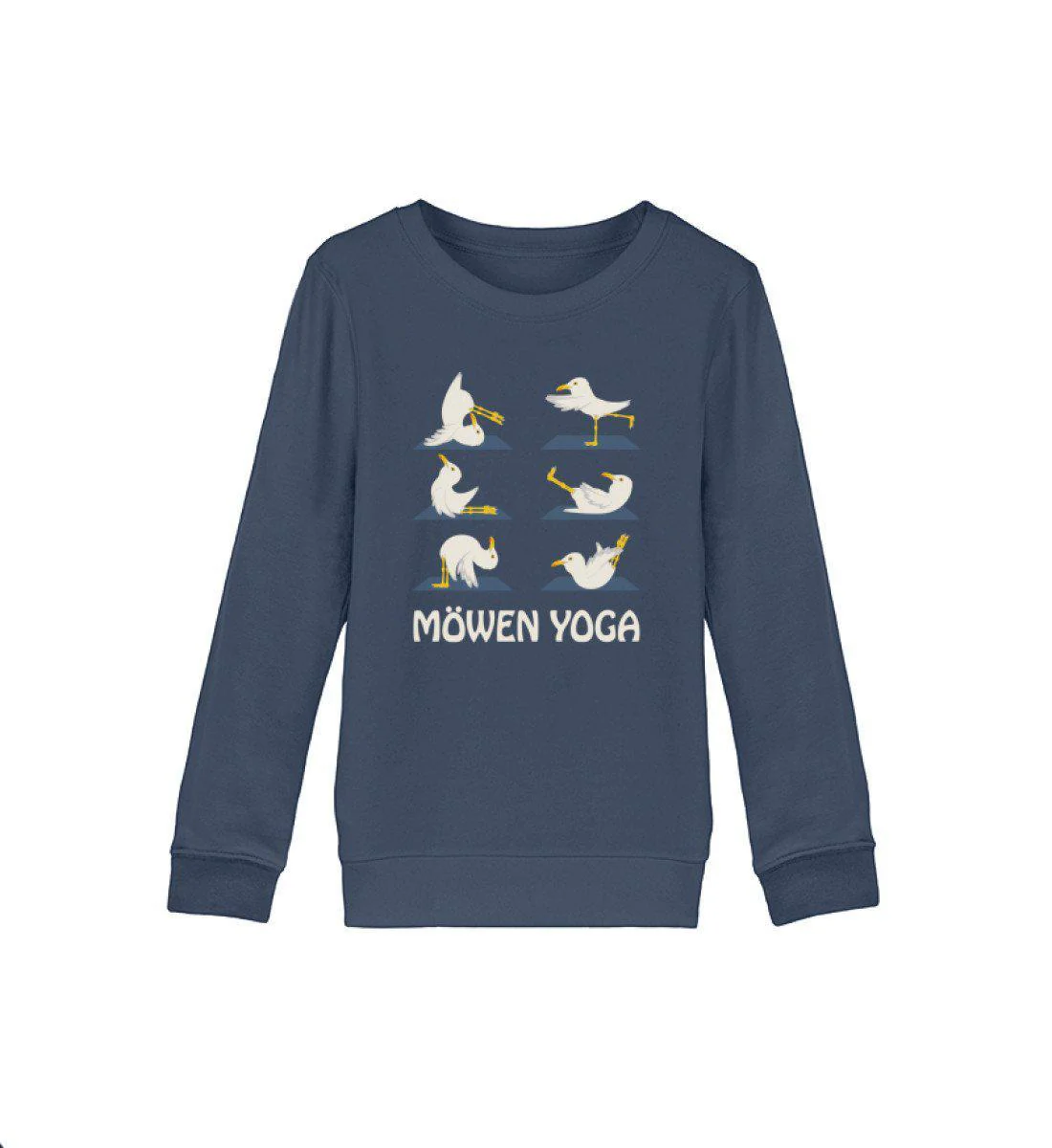 Möwen Yoga · Kinder Premium Bio Sweatshirt - Image 2
