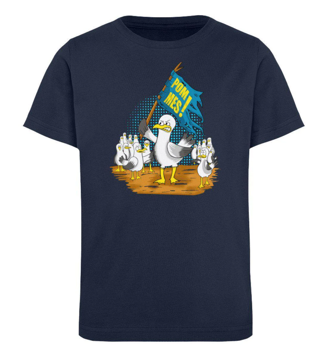 Möwenaufstand Pommes · Kinder Premium Bio T-Shirt - Image 3