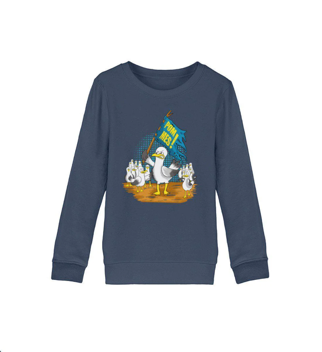 Möwenaufstand Pommes · Kinder Premium Bio Sweatshirt - Image 2