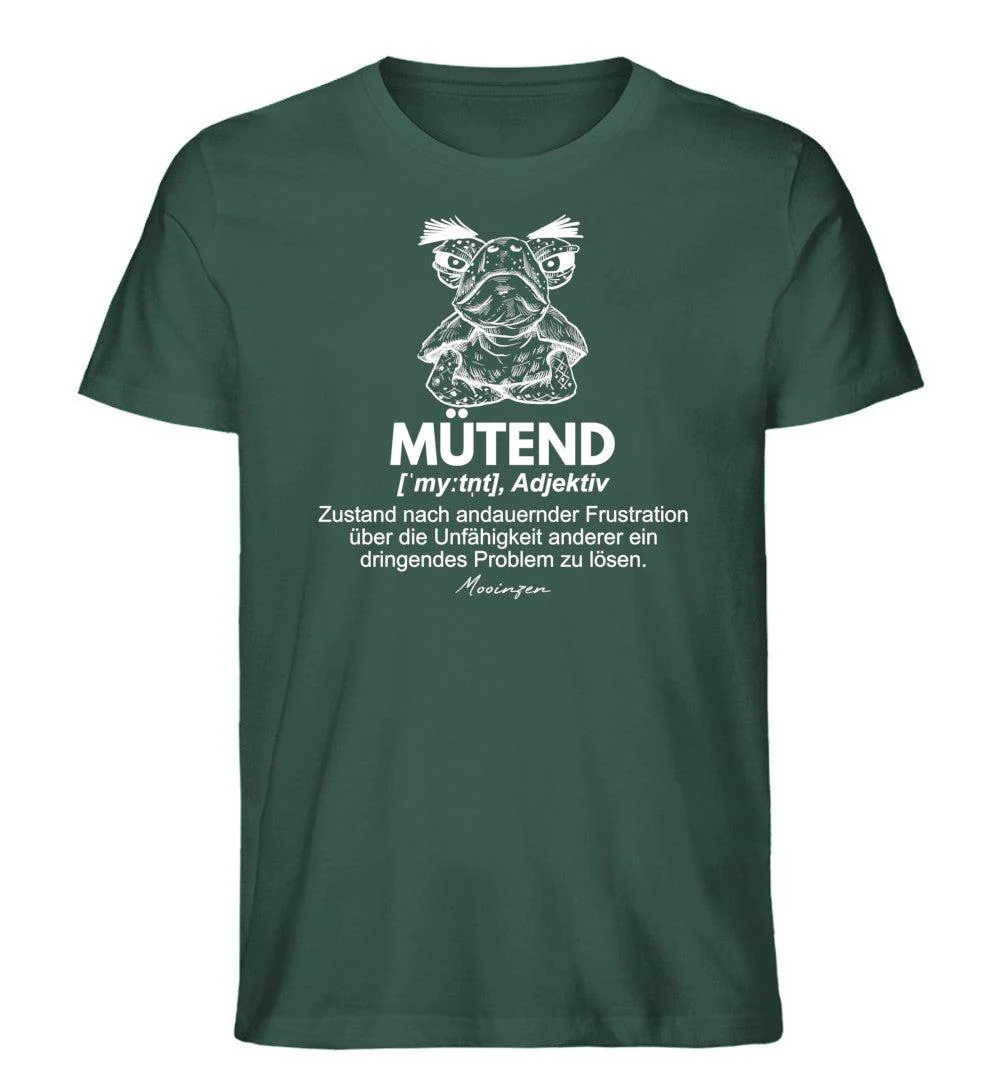 Mütend Lexikon   · Herren Premium Bio T-Shirt - Image 5