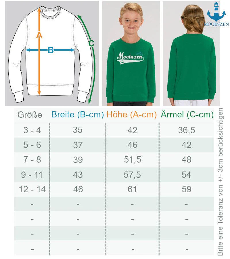 Nee einfach nee · Kinder Premium Bio Sweatshirt - Image 4