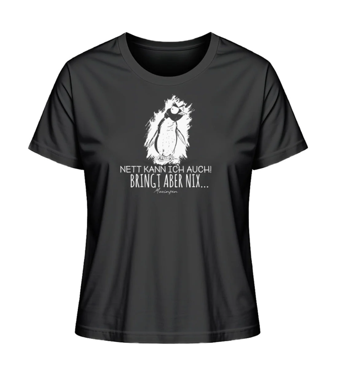 Nett kann ich auch · Damen Premium Bio T-Shirt 2.0