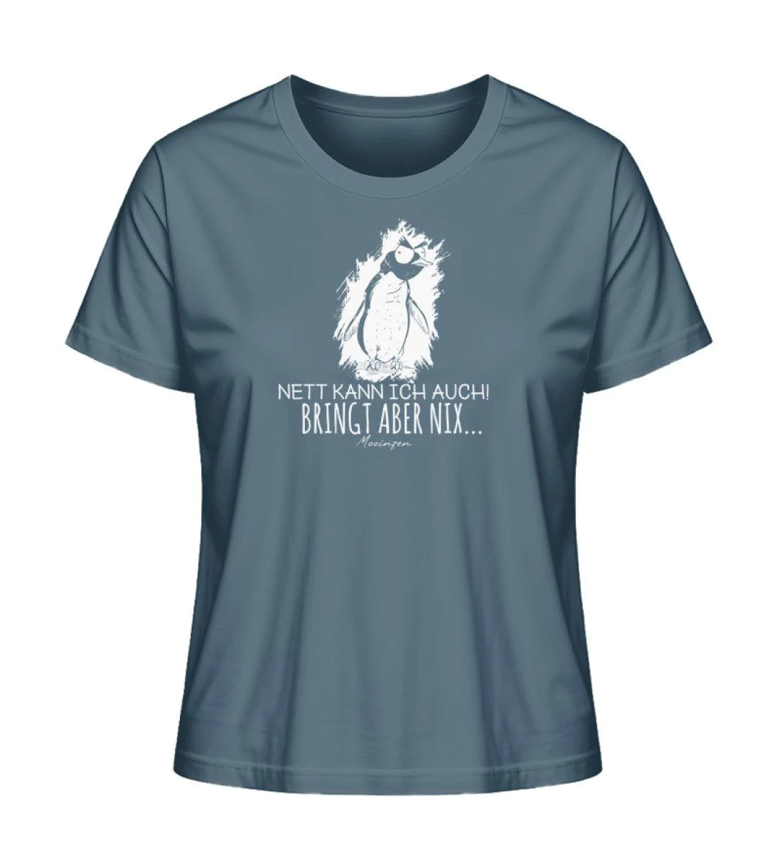 Nett kann ich auch · Damen Premium Bio T-Shirt 2.0 - Image 4