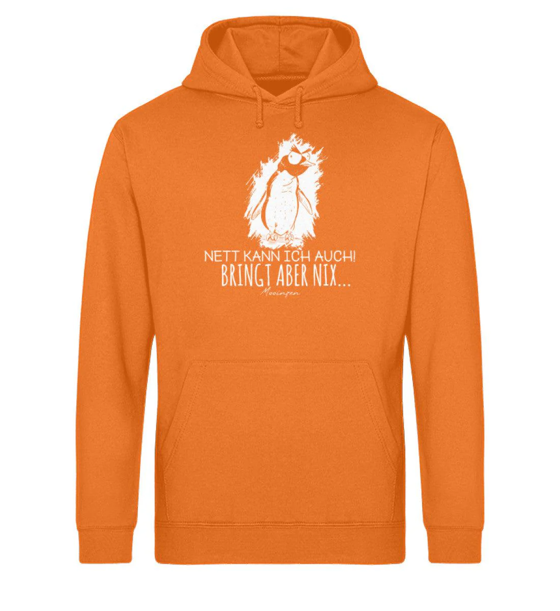 Nett kann ich auch · Unisex Bio Hoodie - Image 5