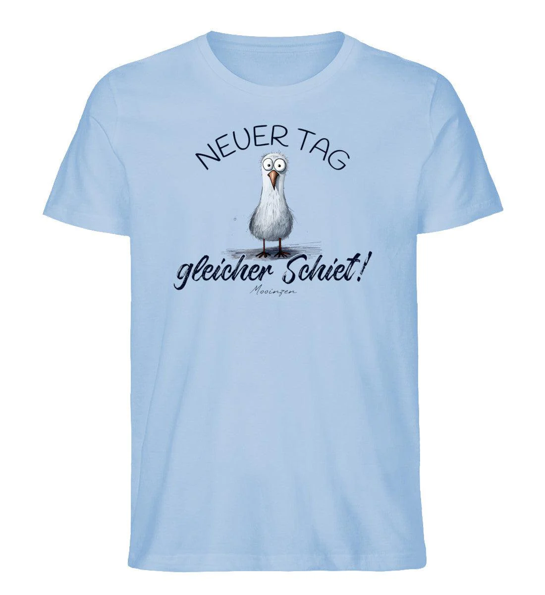 Neuer Tag, gleicher Schiet · Herren Premium Bio T-Shirt - Image 3