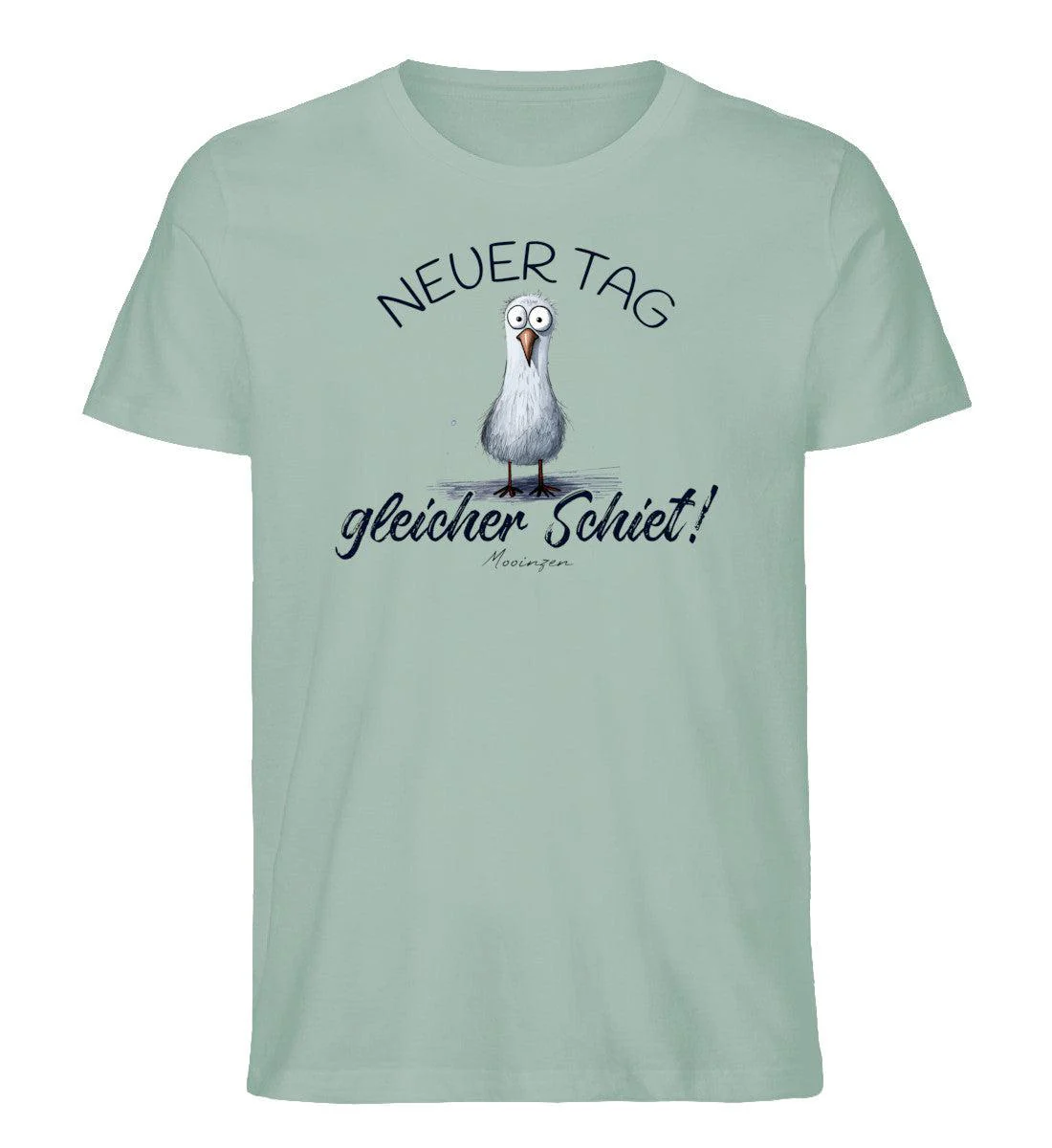 Neuer Tag, gleicher Schiet · Herren Premium Bio T-Shirt - Image 5