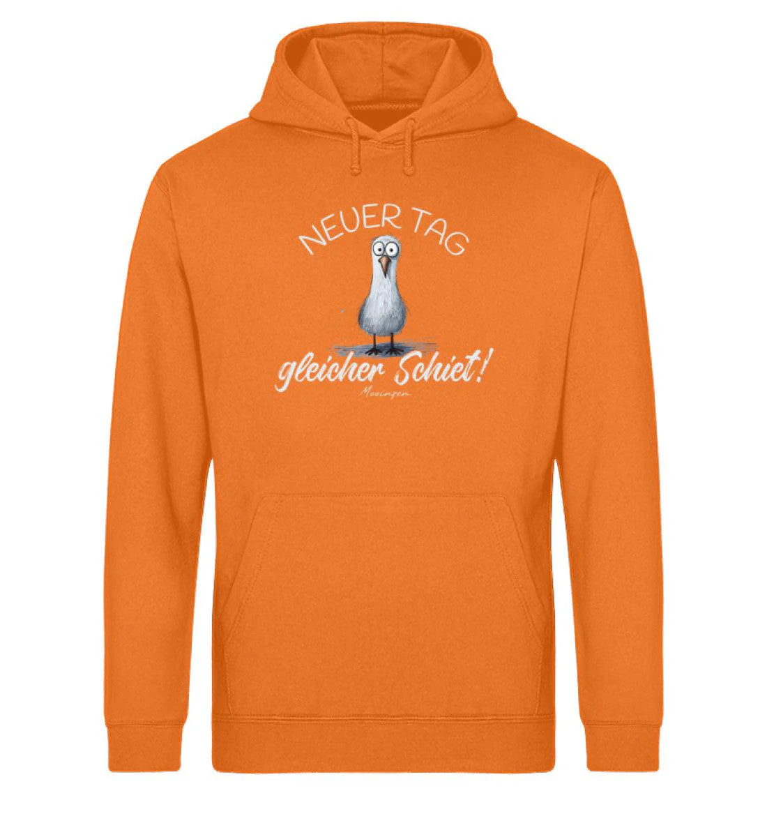 Neuer Tag gleicher Schiet  · Unisex Bio Hoodie - Image 4