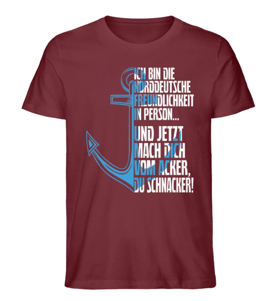 Norddeutsche Freundlichkeit · Herren Premium Bio T-Shirt - Image 4