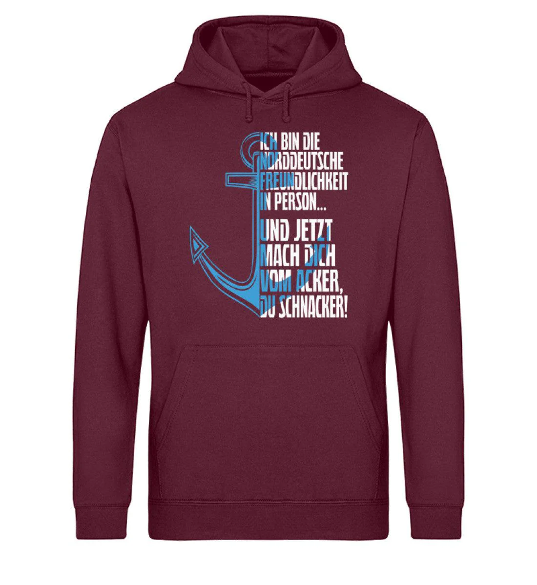 Norddeutsche Freundlichkeit · Unisex Bio Hoodie - Image 2