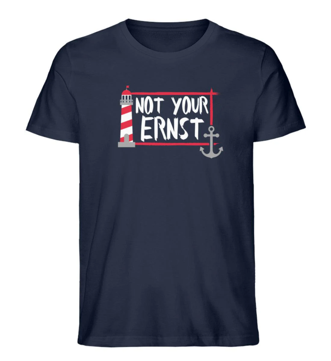 Not your ernst · Herren Premium Bio T-Shirt - Image 3