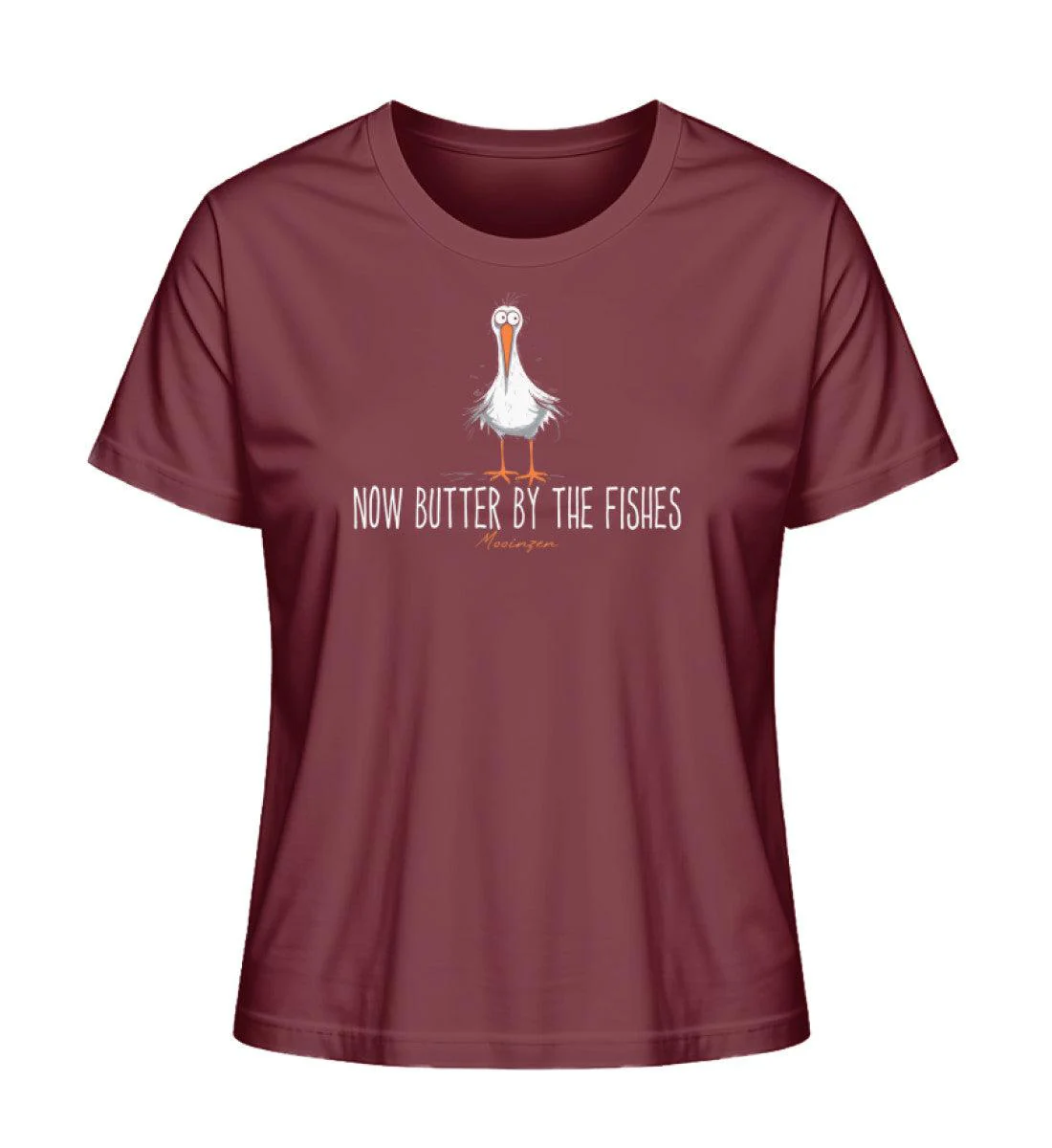 Now butter by the Fishes  · Damen Premium Bio T-Shirt 2.0 - Image 5