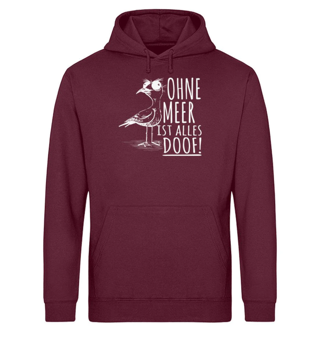 Ohne Meer doof · Unisex Bio Hoodie - Image 2