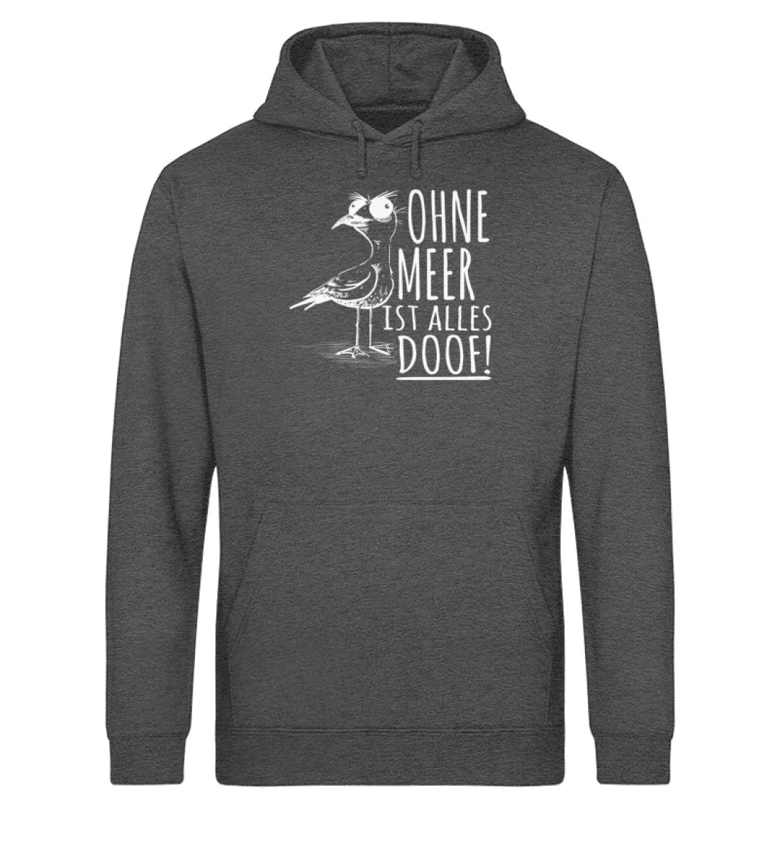 Ohne Meer doof · Unisex Bio Hoodie - Image 4