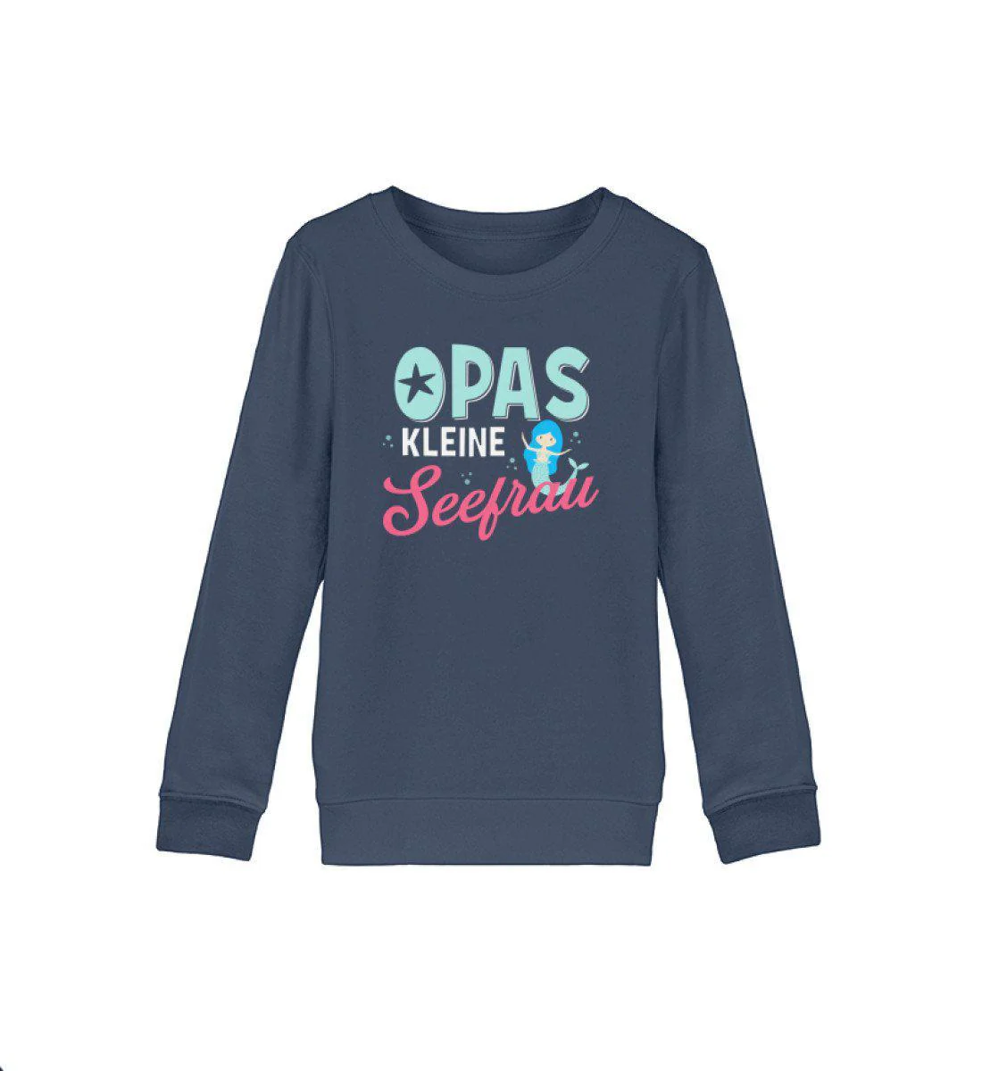 Opas kleine Seefrau · Kinder Premium Bio Sweatshirt - Image 2