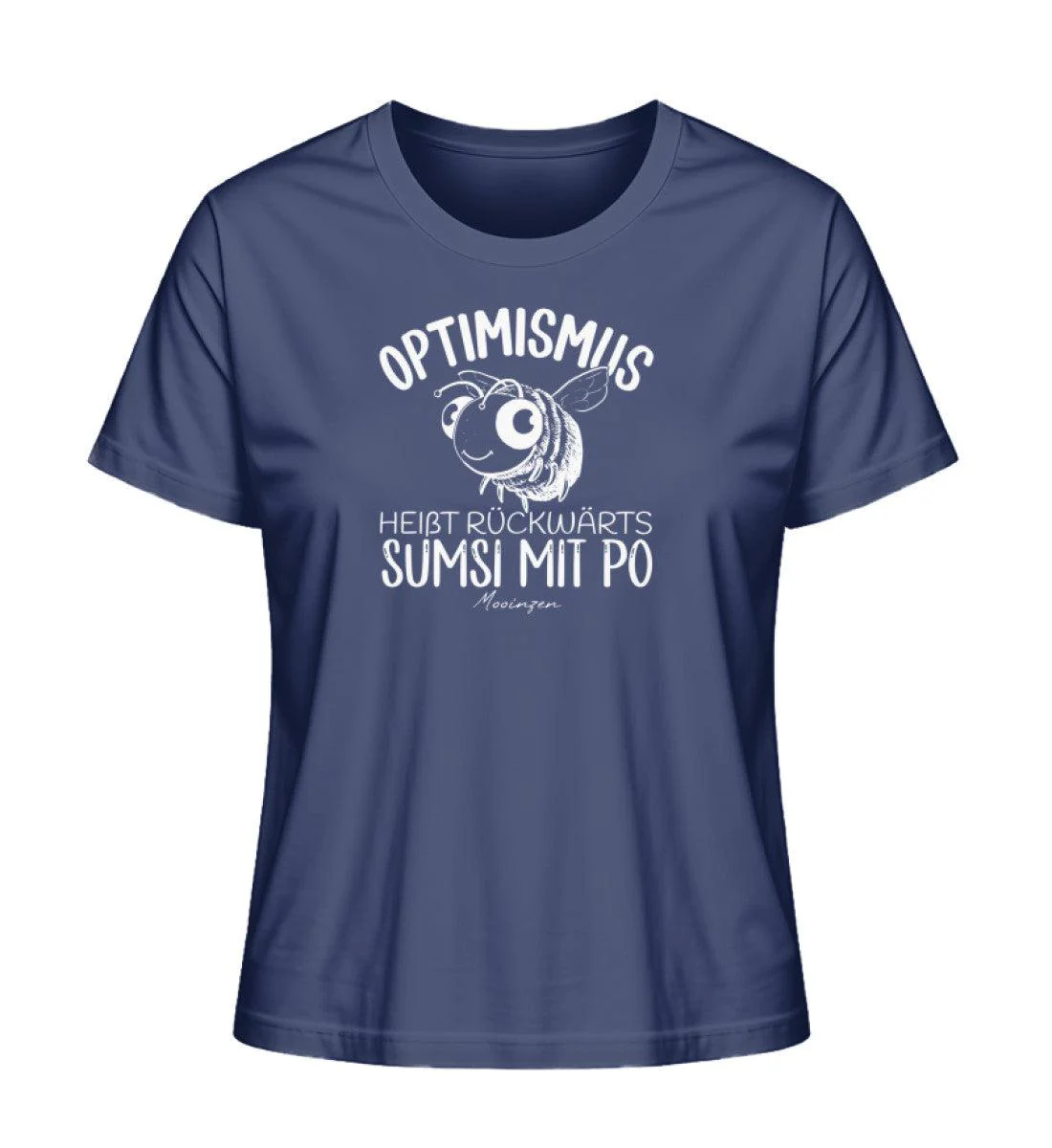 Optimismus rückwärts Sumsi mit Po · Damen Premium Bio T-Shirt 2.0 - Image 3