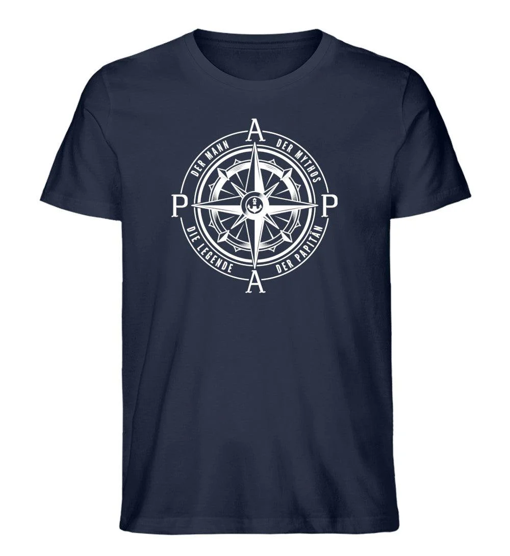 Papa Kompass · Herren Premium Bio T-Shirt - Image 2
