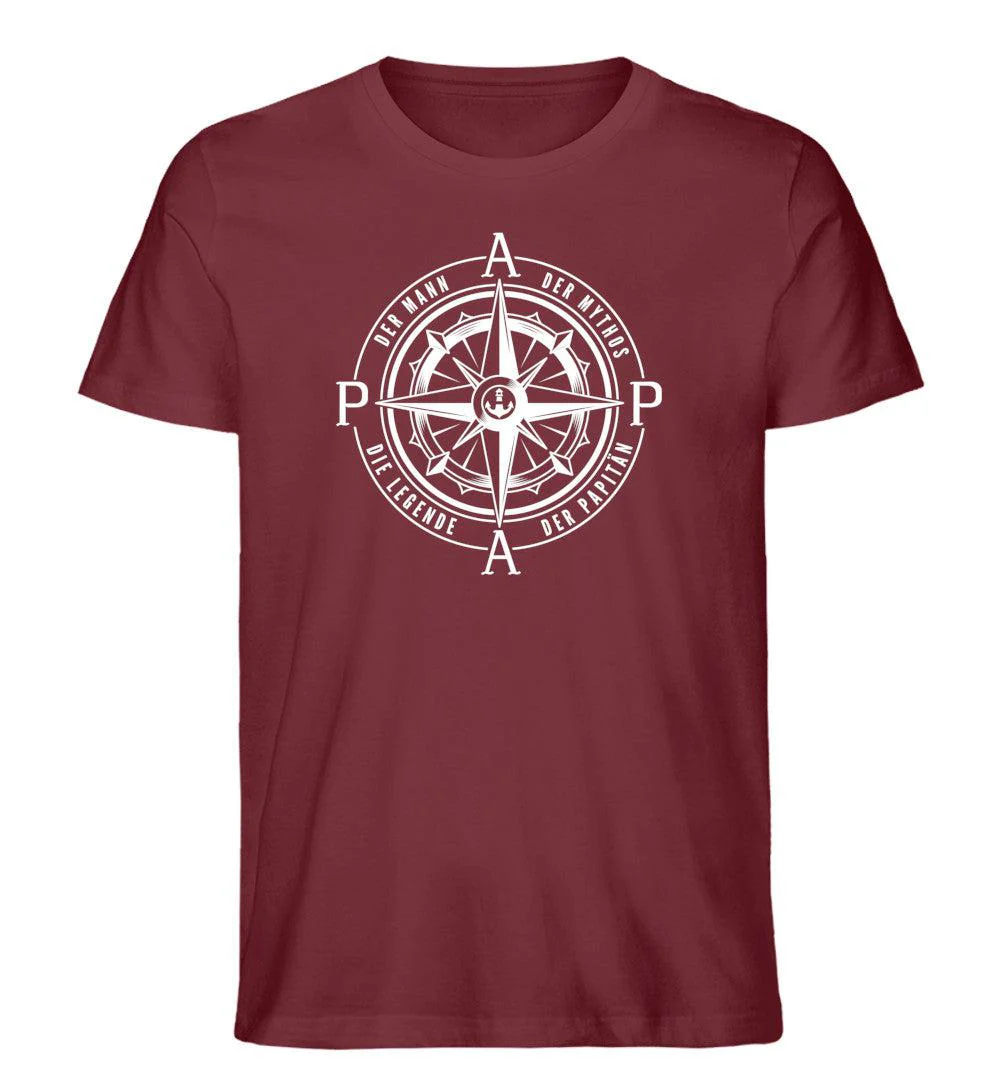 Papa Kompass · Herren Premium Bio T-Shirt - Image 3