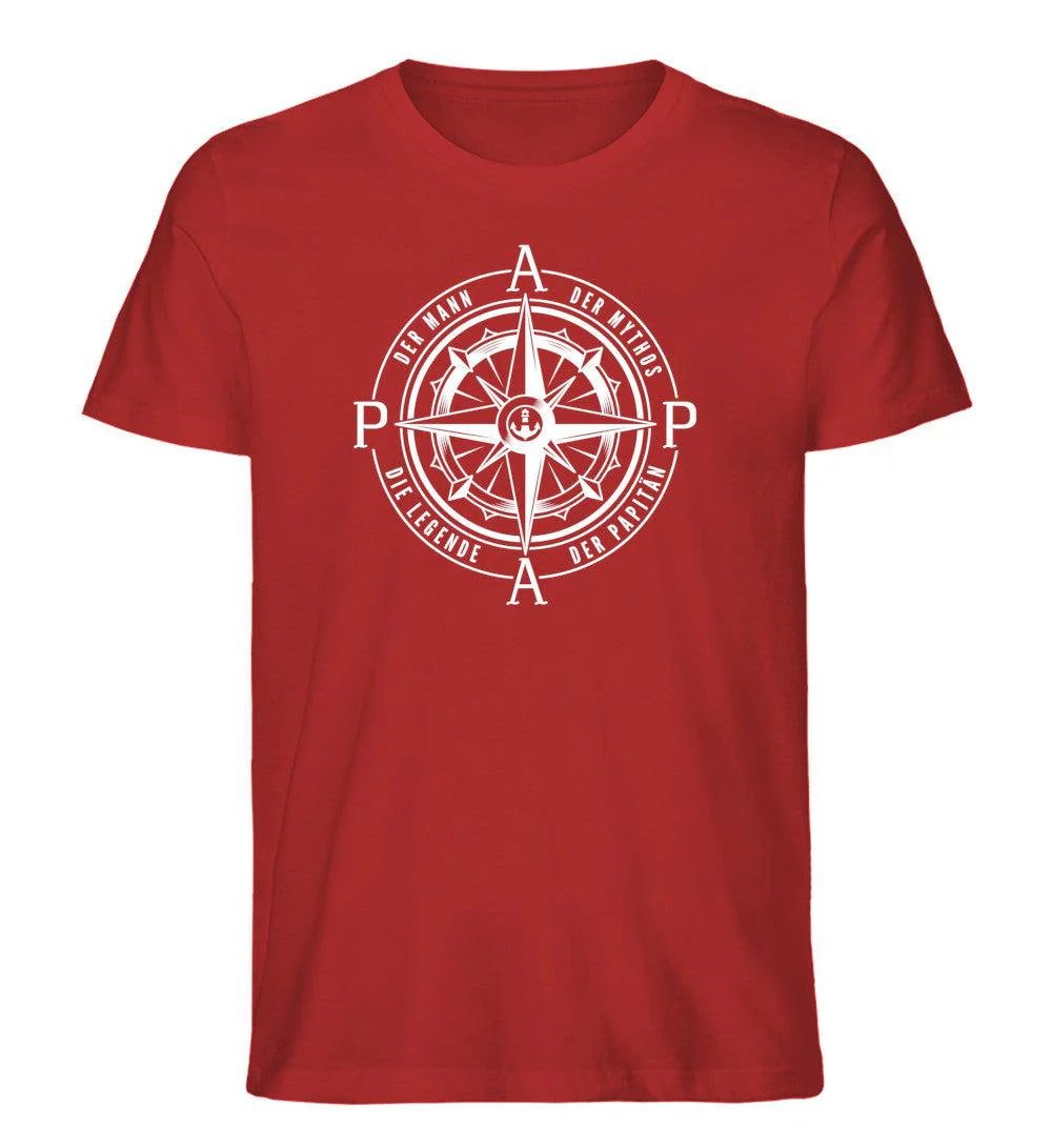 Papa Kompass · Herren Premium Bio T-Shirt - Image 4