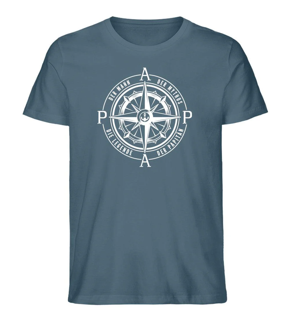 Papa Kompass · Herren Premium Bio T-Shirt - Image 5